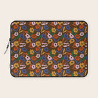 Abstract floral pattern  Laptop Sleeve Gallery Image 1