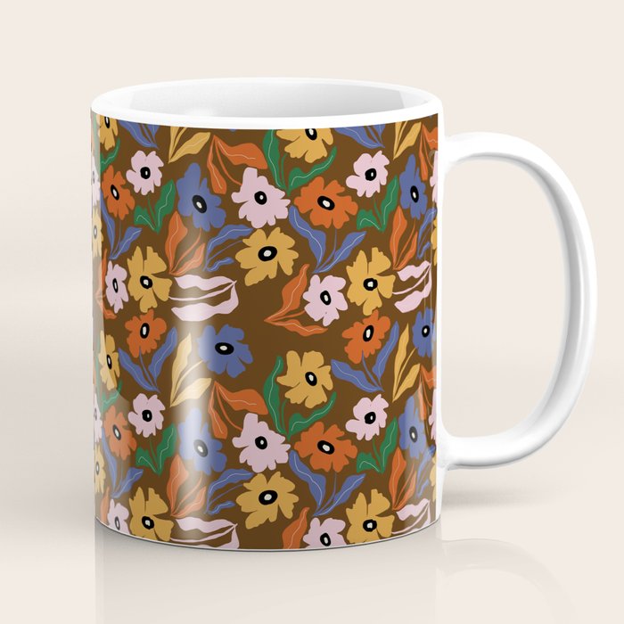 Abstract floral pattern  Coffee Mug Gallery Image 1