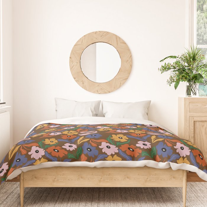 Abstract floral pattern  Duvet Cover Gallery Image 3
