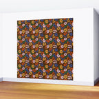 Abstract floral pattern  Wall Mural Gallery Image 2