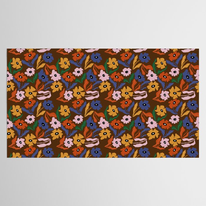 Abstract floral pattern  Tablecloth Gallery Image 2