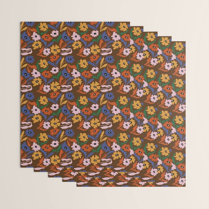 Abstract floral pattern  Wrapping Paper Gallery Image 3