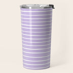 Stripes Lavender Travel Mug Gallery Image 2