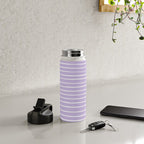 Stripes Lavender Water Bottle Gallery Image 4