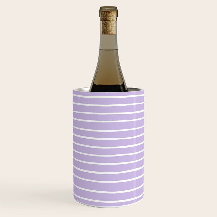 Stripes Lavender Wine Chiller Gallery Image 2