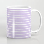 Stripes Lavender Coffee Mug Gallery Image 1