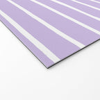 Stripes Lavender Welcome Mat Gallery Image 2