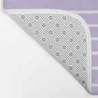 Stripes Lavender Bath Mat Gallery Image 2
