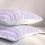Stripes Lavender Pillow Sham Gallery Image 3