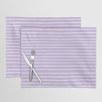 Stripes Lavender Placemat Gallery Image 1
