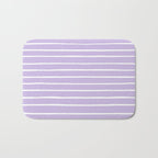 Stripes Lavender Bath Mat Gallery Image 1