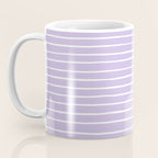 Stripes Lavender Coffee Mug Gallery Image 3