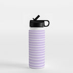 Stripes Lavender Water Bottle Gallery Image 1