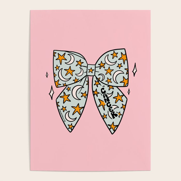 Cancer Zodiac Bow Poster Gallery Image 1