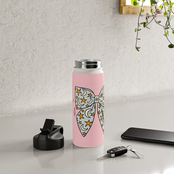 Cancer Zodiac Bow Water Bottle Gallery Image 4