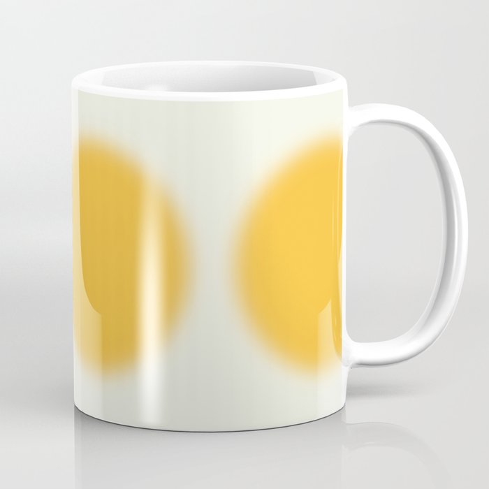 Abstraction_SUN_YELLOW_CIRCLE_BLUR_LOVE_POP_ART_0602A Coffee Mug Gallery Image 1