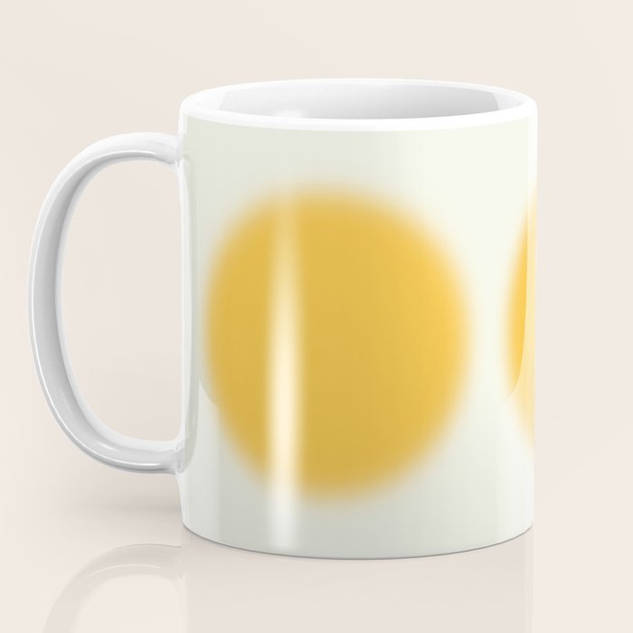 Abstraction_SUN_YELLOW_CIRCLE_BLUR_LOVE_POP_ART_0602A Coffee Mug Gallery Image 3