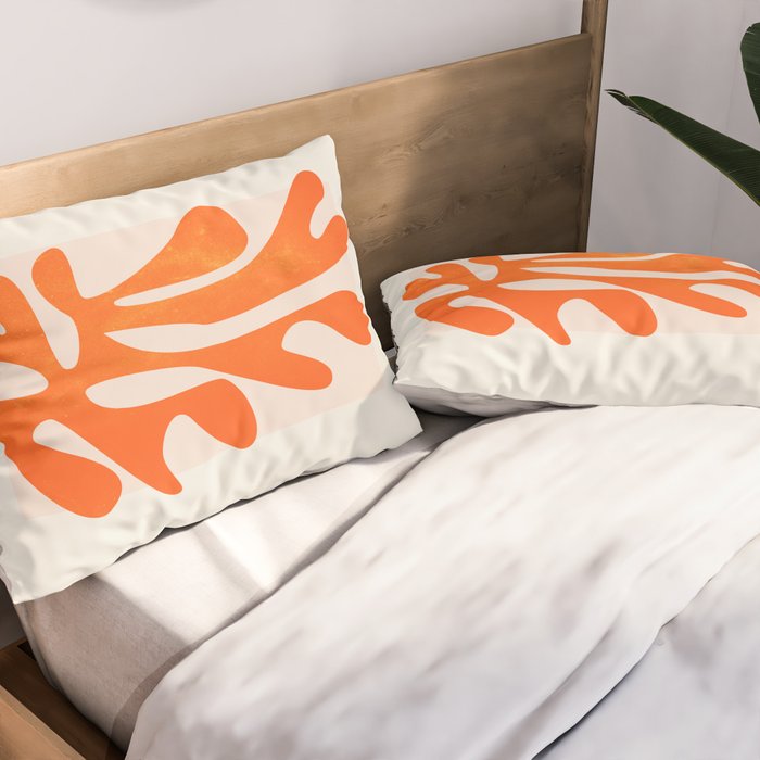 Flamingo: Matisse Color Series IV | Mid-Century Edition Pillow Sham Gallery Image 2