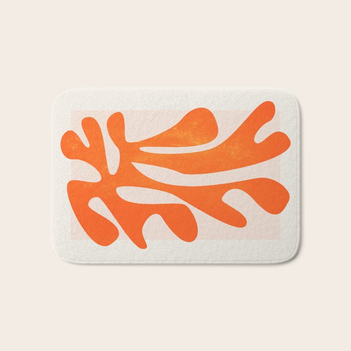 Flamingo: Matisse Color Series IV | Mid-Century Edition Bath Mat Gallery Image 1