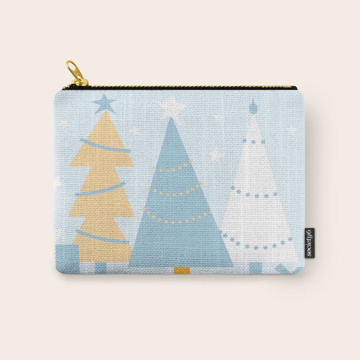 Christmas tree and presents Carry All Pouch Gallery Image 1