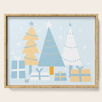 Christmas tree and presents Serving Tray Gallery Image 1