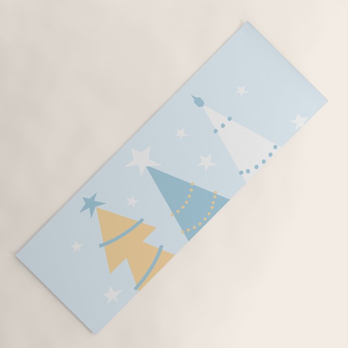Christmas tree and presents Yoga Mat Gallery Image 1