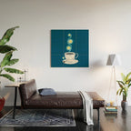 Starry starry coffee Wood Wall Art Gallery Image 2