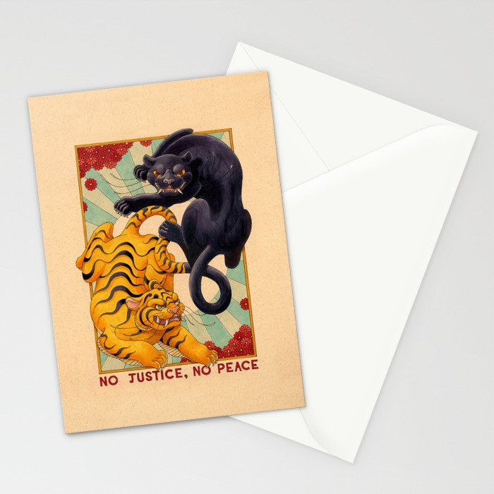 No Justice, No Peace Stationery Card Gallery Image 2