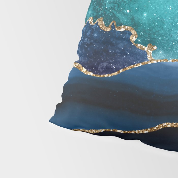 Blue Night Galaxy Marble Pillow Sham Gallery Image 4