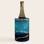 Blue Night Galaxy Marble Wine Chiller Gallery Image 1