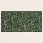 Herbs & Spices - dark Desk Mat Gallery Image 3