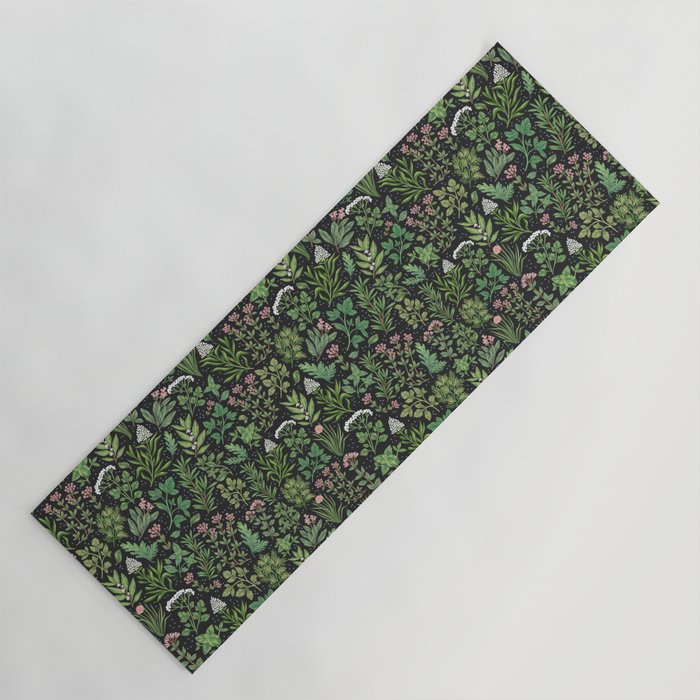 Herbs & Spices - dark Yoga Mat Gallery Image 1
