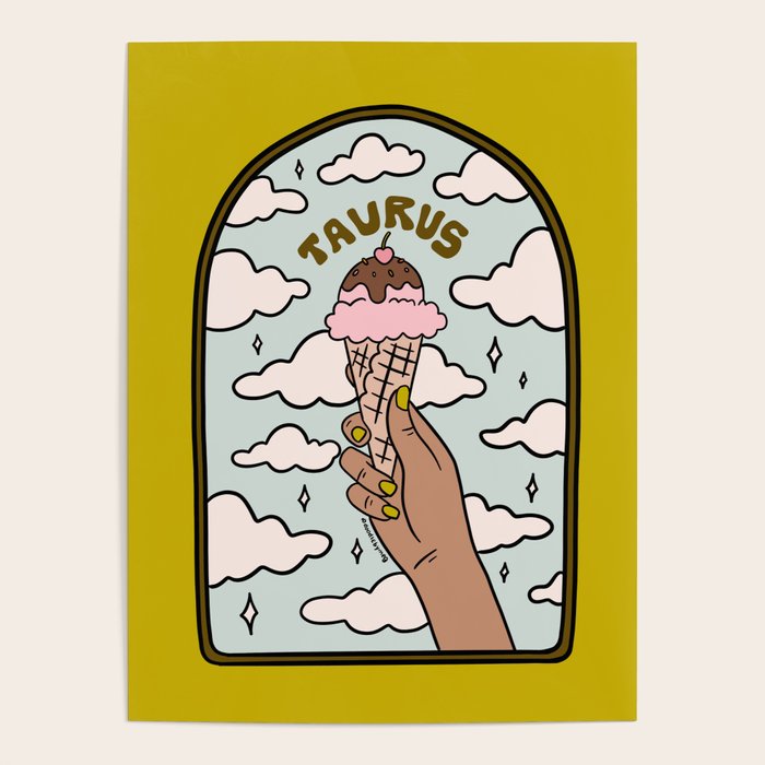 Taurus Ice cream Poster Gallery Image 1