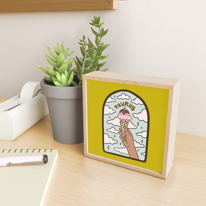 Taurus Ice cream Mini Art Print Gallery Image 2