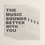 The Music Sounds Better With You Wrapping Paper Gallery Image 3
