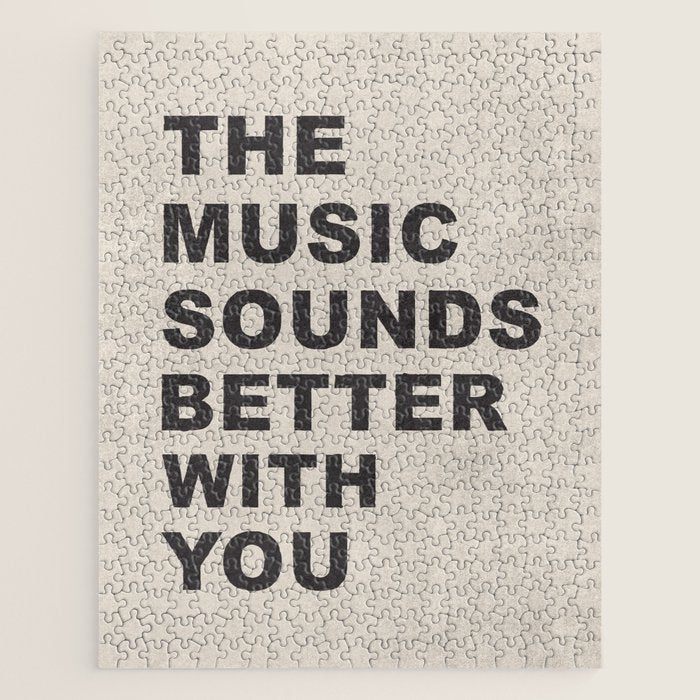 The Music Sounds Better With You Jigsaw Puzzle Gallery Image 1