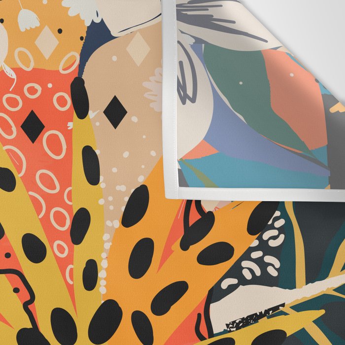 POP COLLAGE 01: Wild Edition Wall Tapestry Gallery Image 3