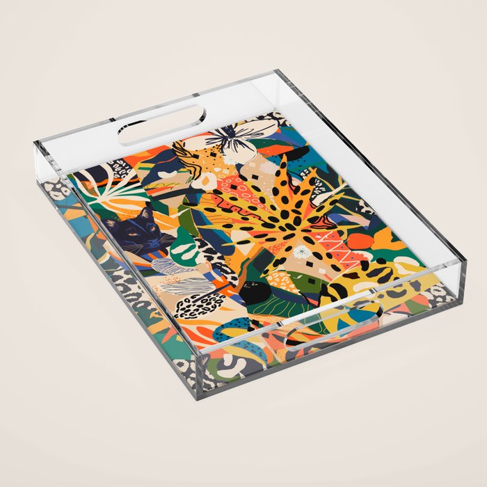 POP COLLAGE 01: Wild Edition Acrylic Tray Gallery Image 1