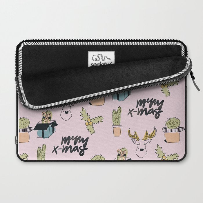 Christmas Cactus Laptop Sleeve Gallery Image 2