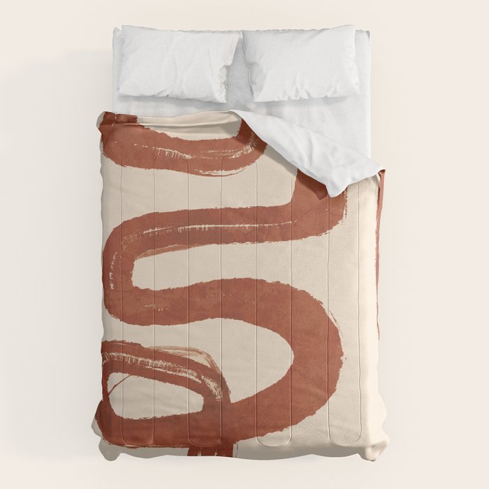 Abstract line art 128 Comforter Gallery Image 6