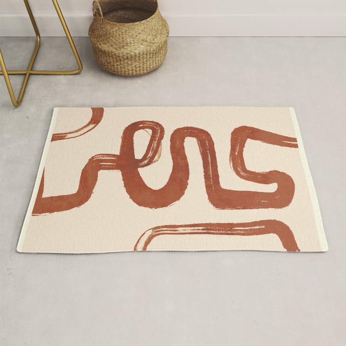 Abstract line art 128 Rug Gallery Image 1