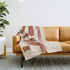 Abstract line art 128 Throw Blanket Gallery Image 1
