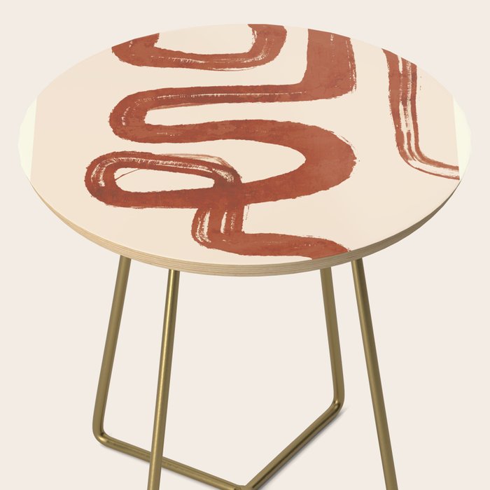 Abstract line art 128 Side Table Gallery Image 2