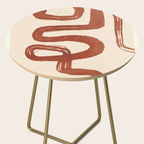 Abstract line art 128 Side Table Gallery Image 2