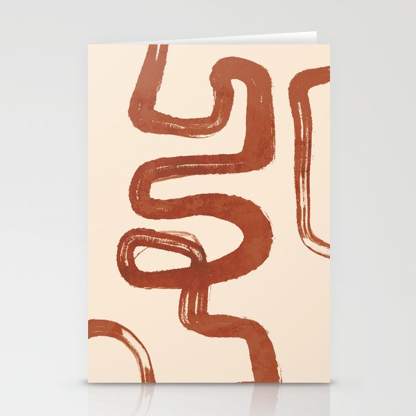 Abstract line art 128 Stationery Card Gallery Image 1