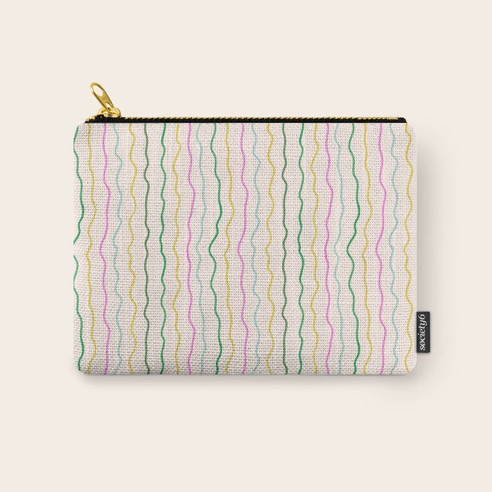 Rainbow Stripes Carry All Pouch Gallery Image 1