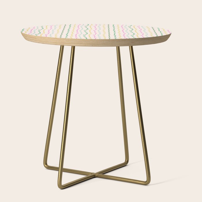 Rainbow Stripes Side Table Gallery Image 1