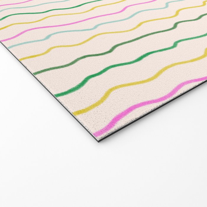 Rainbow Stripes Welcome Mat Gallery Image 2