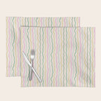 Rainbow Stripes Placemat Gallery Image 1