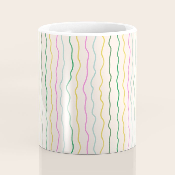 Rainbow Stripes Coffee Mug Gallery Image 4
